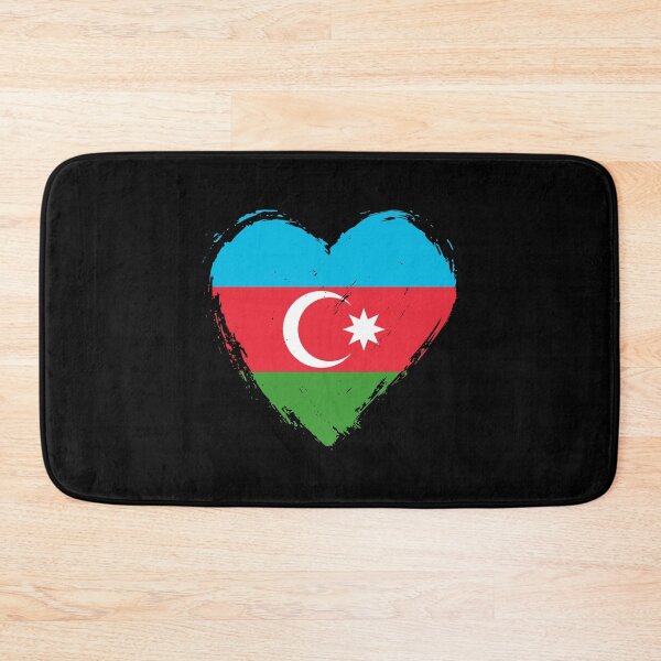 Item preview, Distressed Azerbaijan Flag Heart AZ designed and sold by shitpostee.