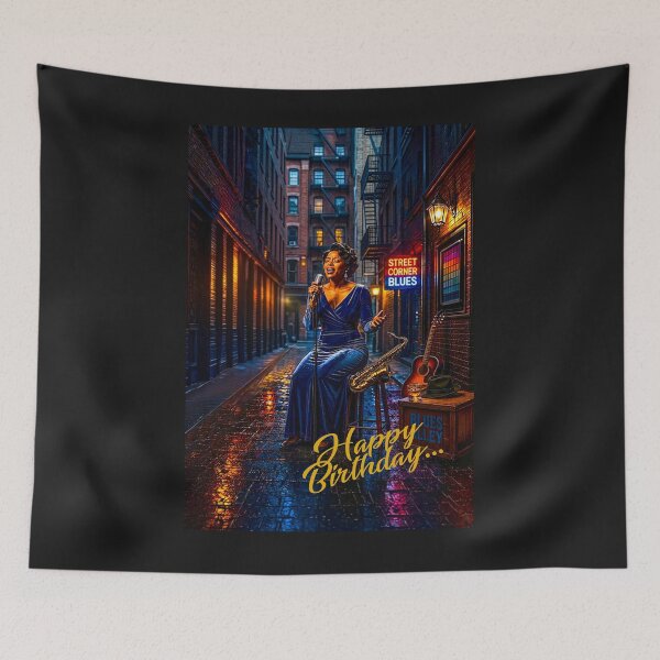 Item preview, Happy Birthday - Street Corner Blues designed and sold by DBM Photo Gallery 1.