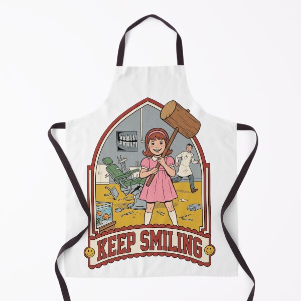 Item preview, Keep Smiling - Funny Dentist Phobia Dark Humor designed and sold by ZUVLEX.