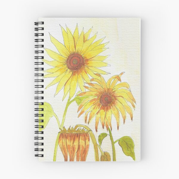 Item preview, Hand Drawn Wilted Sunflowers designed and sold by MyCuriousMagpie.