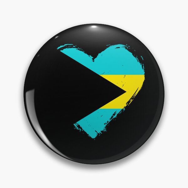 Item preview, Distressed Bahamas Flag Heart BS designed and sold by shitpostee.