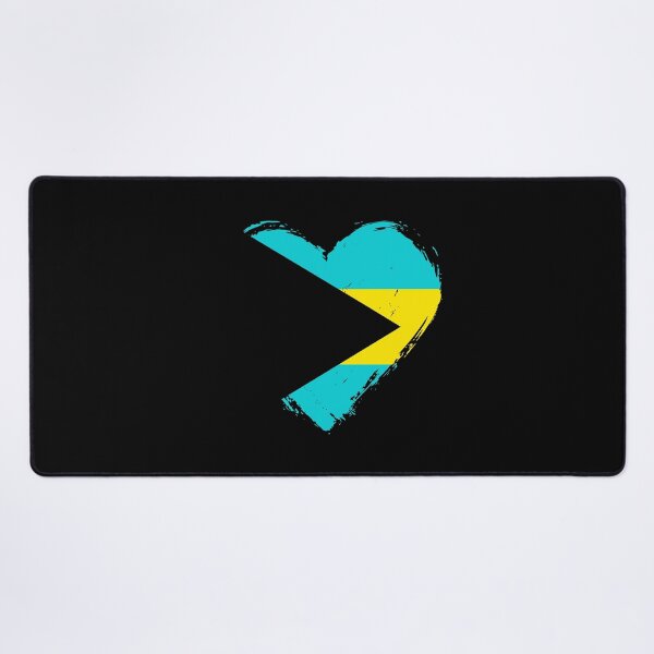 Item preview, Distressed Bahamas Flag Heart BS designed and sold by shitpostee.