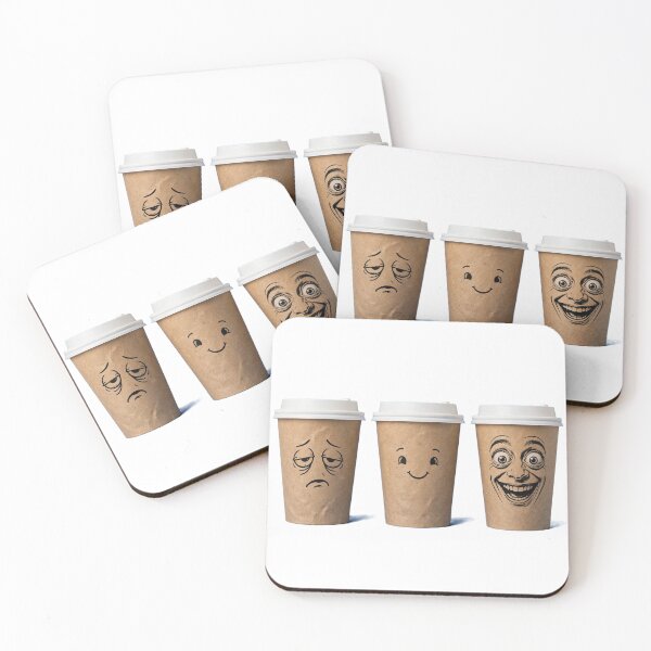 Item preview, Coffee Mood Stages - Tired to Wired designed and sold by ExpressoJungle.