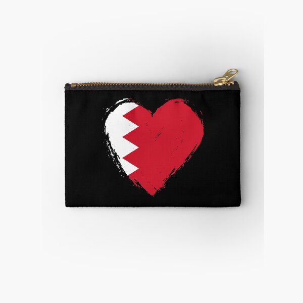 Item preview, Distressed Bahrain Flag Heart BH designed and sold by shitpostee.