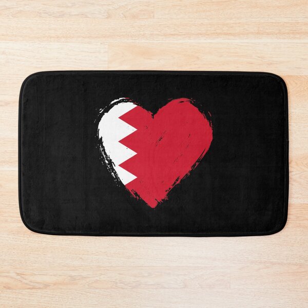 Item preview, Distressed Bahrain Flag Heart BH designed and sold by shitpostee.