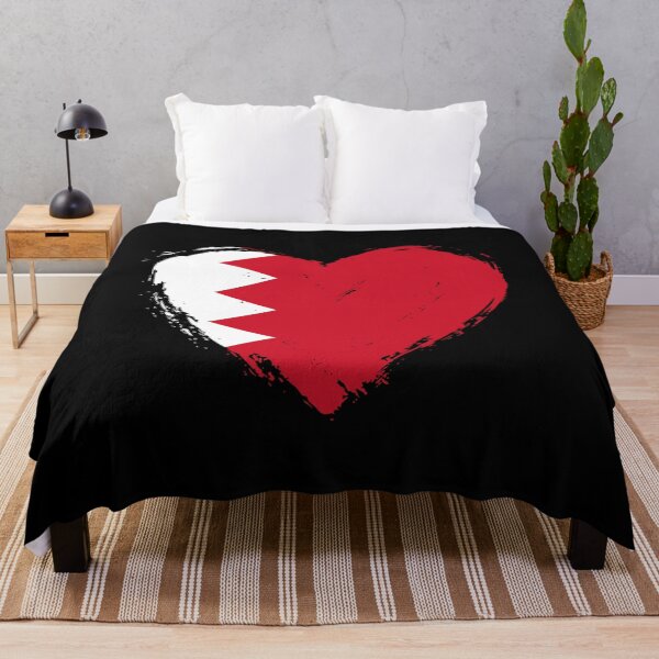 Item preview, Distressed Bahrain Flag Heart BH designed and sold by shitpostee.