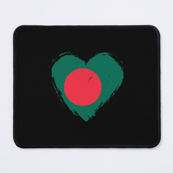 Item preview, Distressed Bangladesh Flag Heart BD designed and sold by shitpostee.