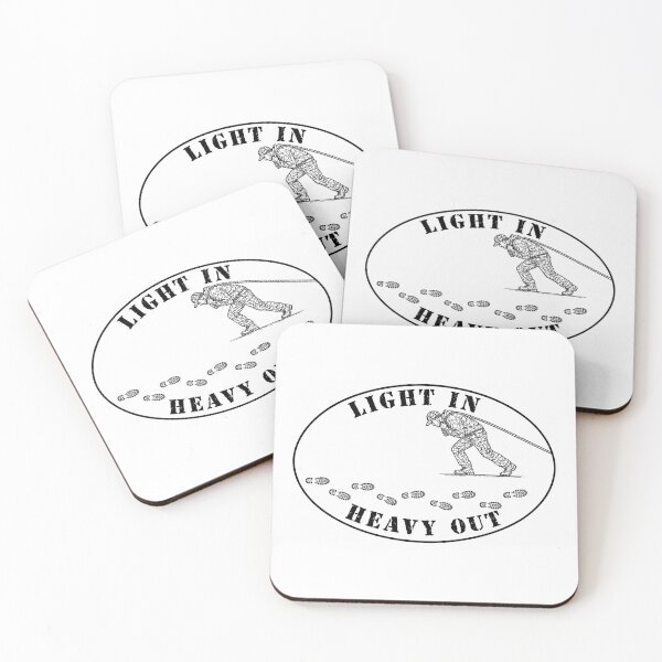 Item preview, Light In Heavy Out - Saddle Hunter Decal - Bowhunting Gift designed and sold by HuntHighCo.
