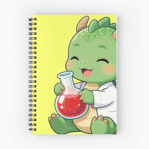 Item preview, Cute Little Scientist Dragon Holding Chemistry Flask designed and sold by WildArtIT.