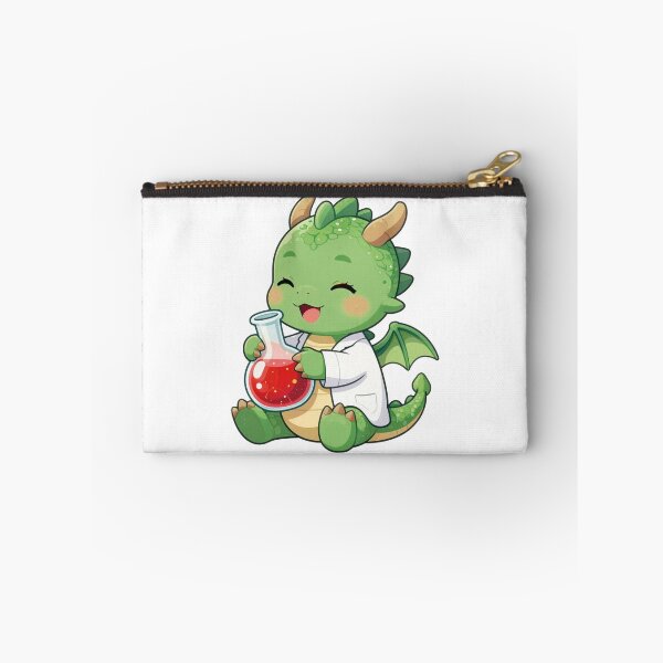 Item preview, Cute Little Scientist Dragon Holding Chemistry Flask designed and sold by WildArtIT.