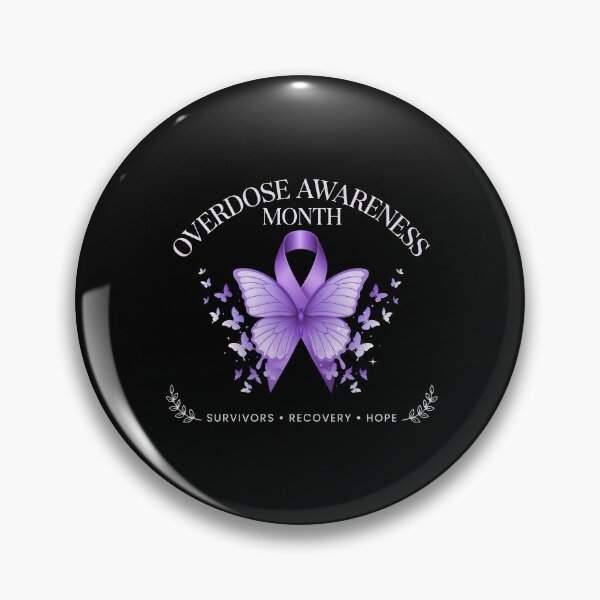 Item preview, Overdose Awareness Month Survivors Drug Addiction Ribbon Community designed and sold by Redgiant87x.