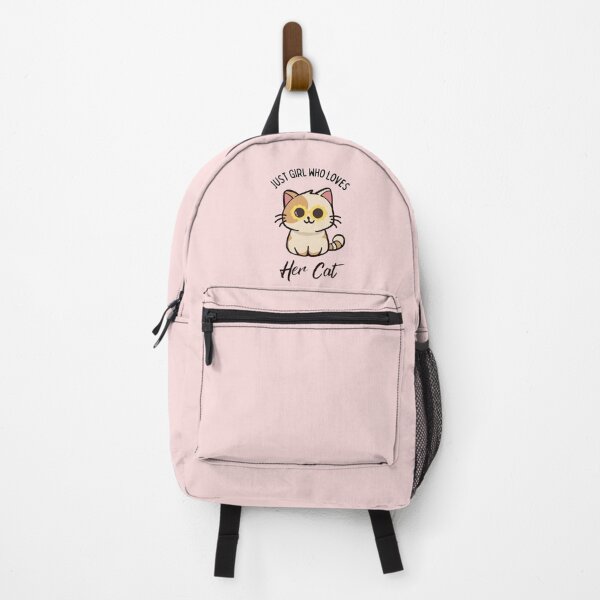 Item preview, Just A Girl Who Loves Her Cat Cute Kitty With Sunglasses designed and sold by Fateh-Kro ⭐⭐⭐⭐⭐.