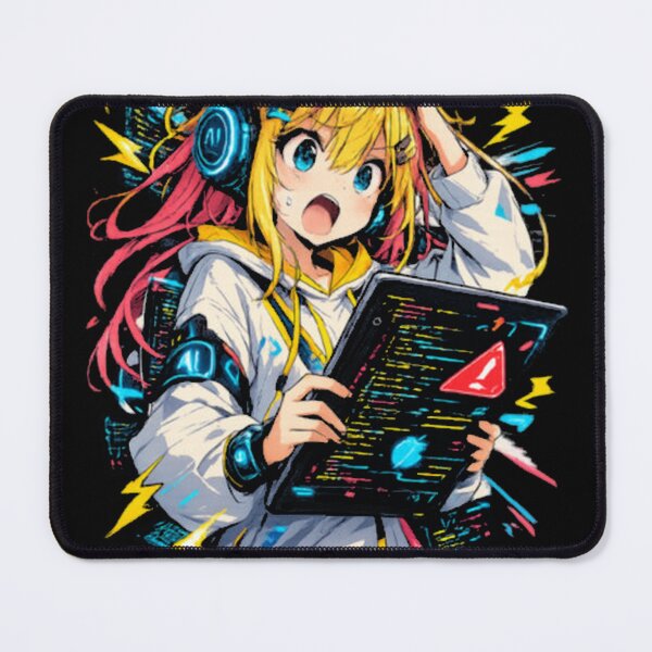 Item preview, Funny Amelia Ai Coding Error Anime Girl Relatable designed and sold by soyaarchive.