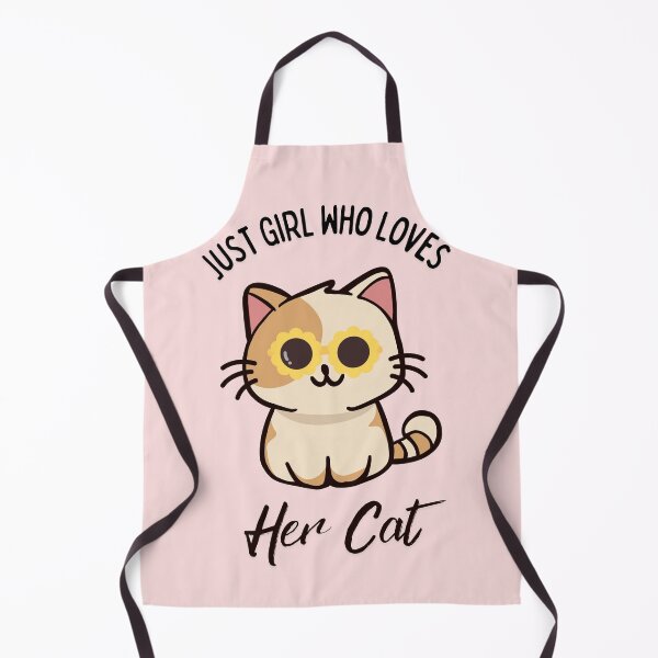 Item preview, Just A Girl Who Loves Her Cat Cute Kitty With Sunglasses designed and sold by Fateh-Kro ⭐⭐⭐⭐⭐.