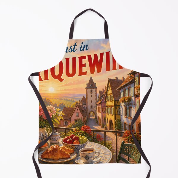Item preview, Riquewihr France at Breakfast - Scenic Travel Destinations designed and sold by LSVart.