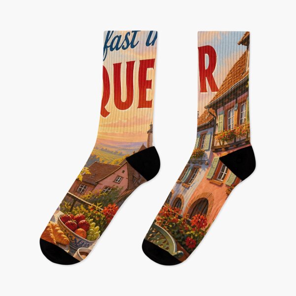 Item preview, Riquewihr France at Breakfast - Scenic Travel Destinations designed and sold by LSVart.