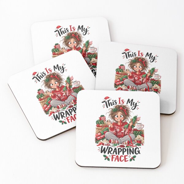 Item preview, This Is My Wrapping Face | Funny Christmas Gift Wrapping designed and sold by MotylekAnia.