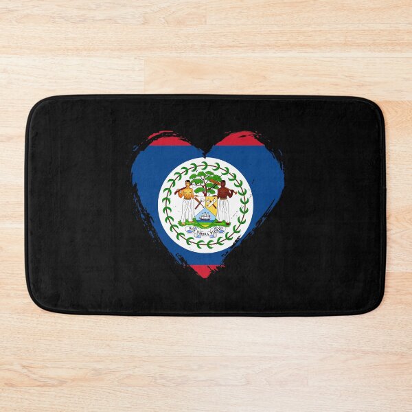 Item preview, Distressed Belize Flag Heart BZ designed and sold by shitpostee.