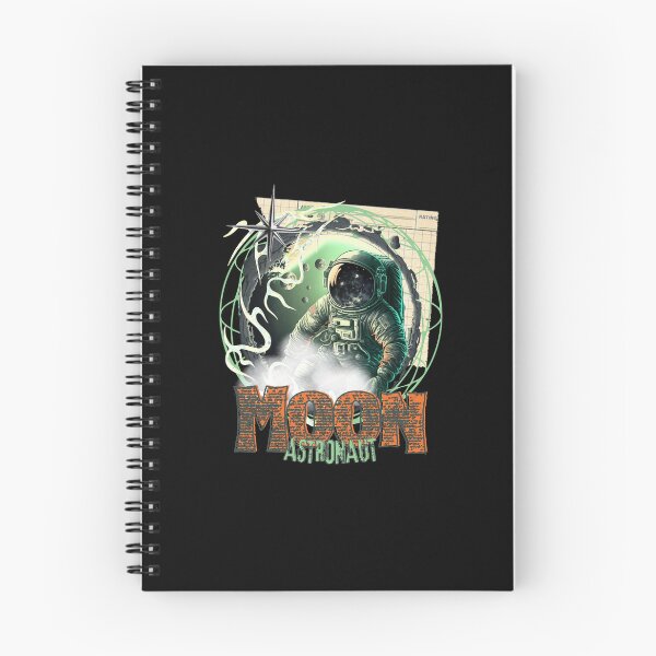 Item preview, Astronaut on the Moon | Minimal Space Explorer Typography Design designed and sold by M4Dbrand.