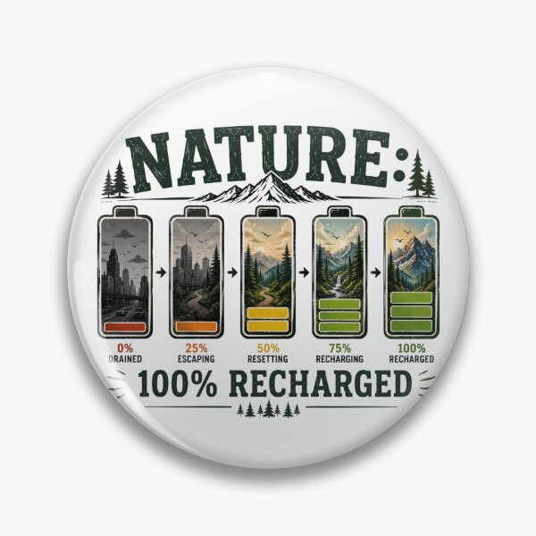 Item preview, Nature Recharge- From Drained to Recharged designed and sold by Side Quest Co..