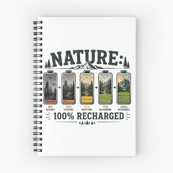 Item preview, Nature Recharge- From Drained to Recharged designed and sold by Side Quest Co..