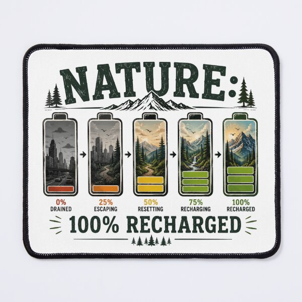 Item preview, Nature Recharge- From Drained to Recharged designed and sold by Side Quest Co..
