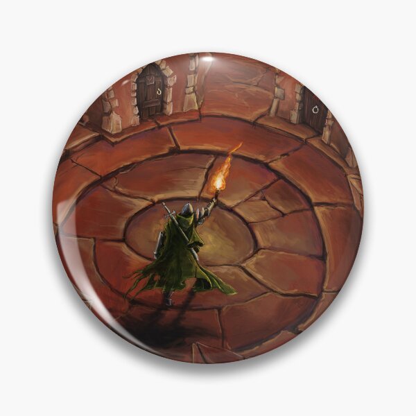 Item preview, Ancient Ruins Torchlight Quest Fantasy RPG Digital Painting designed and sold by OnHeathAndMoor.