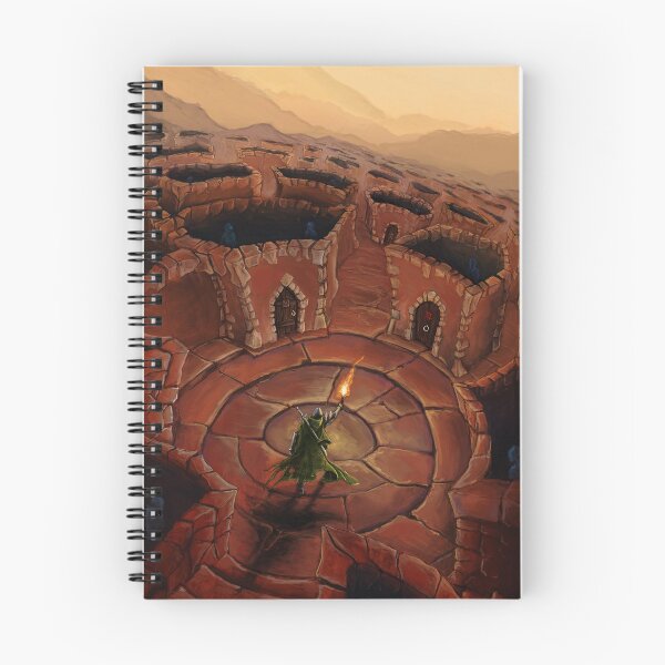 Item preview, Ancient Ruins Torchlight Quest Fantasy RPG Digital Painting designed and sold by OnHeathAndMoor.