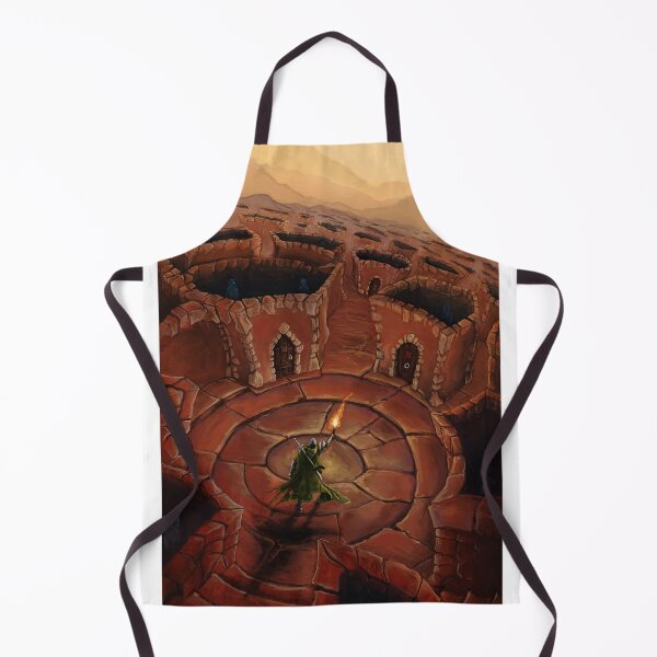 Item preview, Ancient Ruins Torchlight Quest Fantasy RPG Digital Painting designed and sold by OnHeathAndMoor.