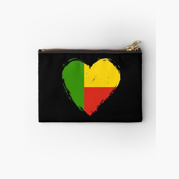 Item preview, Distressed Benin Flag Heart BJ designed and sold by shitpostee.