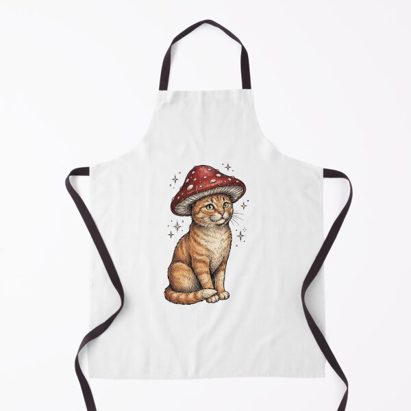 Item preview, Vintage Cat with Red Mushroom designed and sold by SOUFIANE1991.