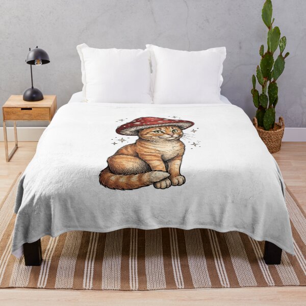 Item preview, Vintage Cat with Red Mushroom designed and sold by SOUFIANE1991.