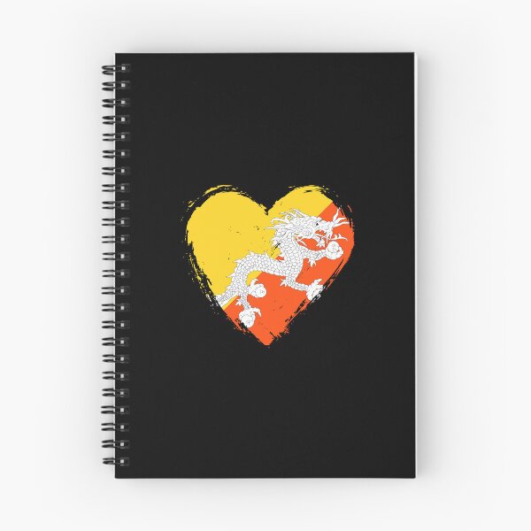 Item preview, Distressed Bhutan Flag Heart BT designed and sold by shitpostee.