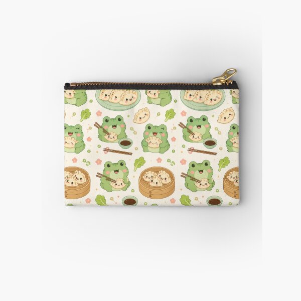 Item preview, Frog Gyoza Pattern | Cute Kawaii Japanese Food Design designed and sold by Soft Berry Studio.