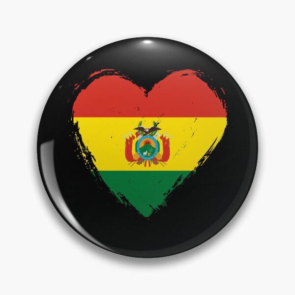 Item preview, Distressed Bolivia Flag Heart BO designed and sold by shitpostee.