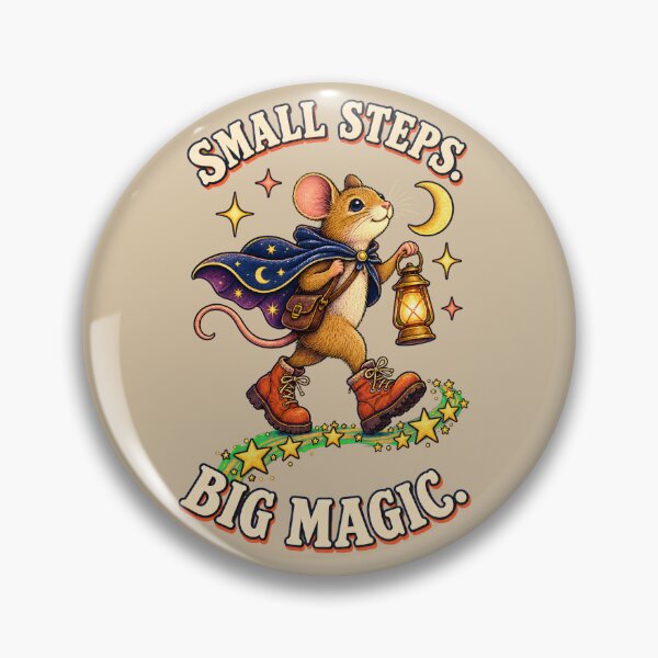 Item preview, Small Steps, Big Magic – Adventurous Mouse designed and sold by VioVibe.
