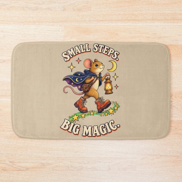 Item preview, Small Steps, Big Magic – Adventurous Mouse designed and sold by VioVibe.
