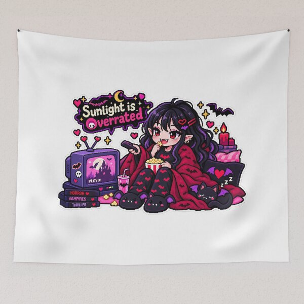 Item preview, Vampire Movie Night In designed and sold by Thai Vibe Studio.
