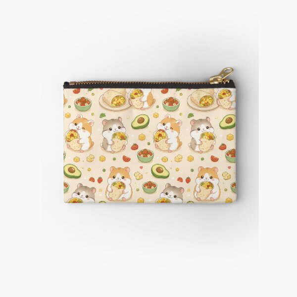 Item preview, Hamster Breakfast Burrito Pattern | Cute Kawaii Foodie Design designed and sold by Soft Berry Studio.