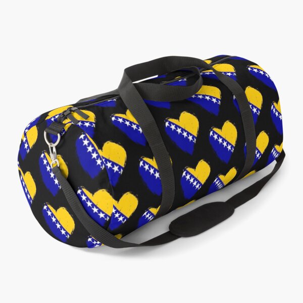 Item preview, Distressed Bosnia And Herzegovina Flag Heart BA designed and sold by shitpostee.