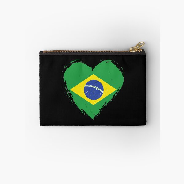 Item preview, Distressed Brazil Flag Heart BR designed and sold by shitpostee.