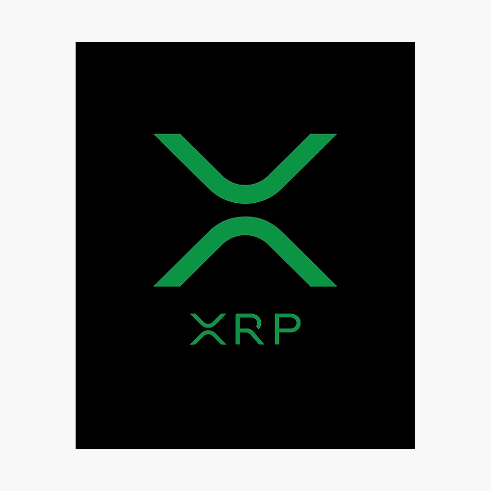 GREEN XRP RIPPLE NEW LOGO 