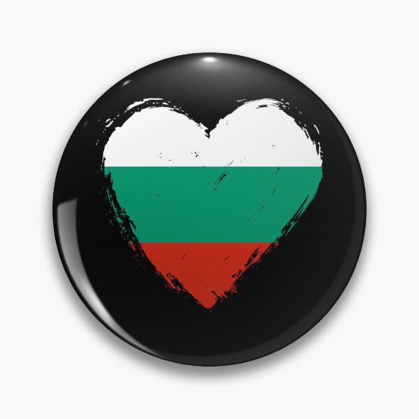 Item preview, Distressed Bulgaria Flag Heart BG designed and sold by shitpostee.