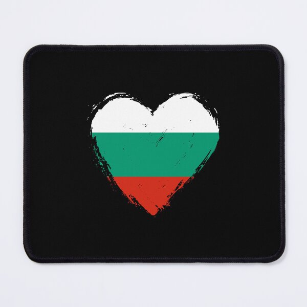 Item preview, Distressed Bulgaria Flag Heart BG designed and sold by shitpostee.