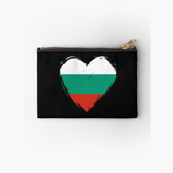 Item preview, Distressed Bulgaria Flag Heart BG designed and sold by shitpostee.