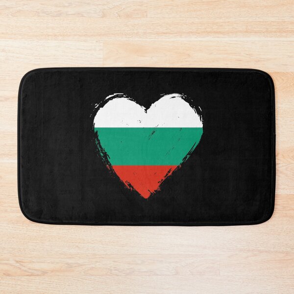 Item preview, Distressed Bulgaria Flag Heart BG designed and sold by shitpostee.