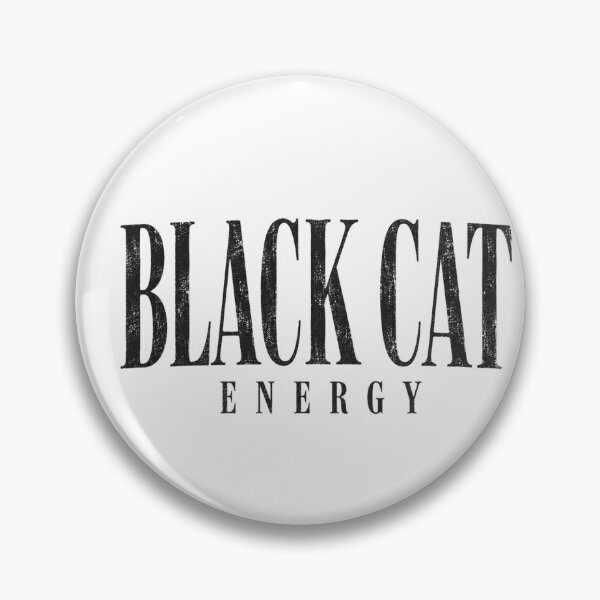 Item preview, Black cat energy designed and sold by twindragonthreads.