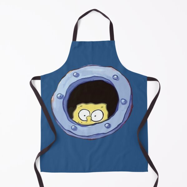 Item preview, Funny Porthole Peek - Cartoon Yellow Sponge Illustration designed and sold by Billy Morfo™.