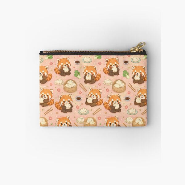 Item preview, Red Panda Steamed Bun Pattern | Cute Kawaii Foodie Design designed and sold by Soft Berry Studio.