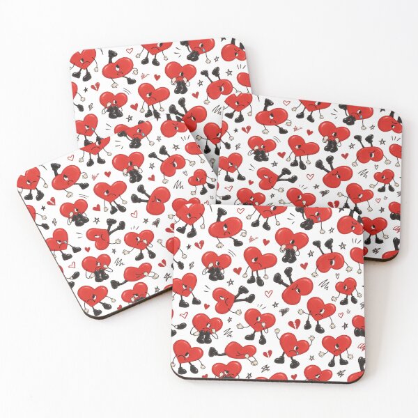 Item preview, Moody Latin Heart Pattern  designed and sold by cezzarie.
